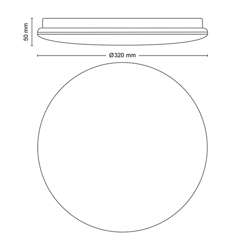 Philips 17W 2700K Sarı Gün Işığı Tavan Armatürü 915005778801 - Thumbnail