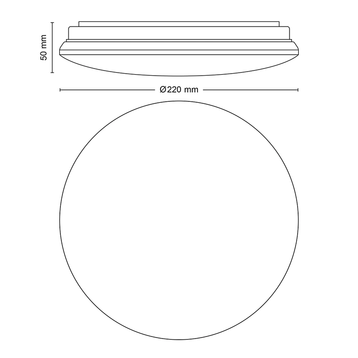 Philips 6W 2700K Sarı Gün Işığı Tavan Armatürü 915005777601 - Thumbnail